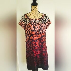 🤳Nine West Floral Print Shift Dress Size-S 🌴